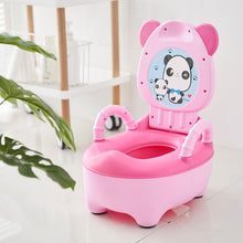 Load image into Gallery viewer, Baby Pot Children Training Potty Toilet Seat Kids Cartoon Panda Toilet Trainer Portable Travel Urinal Comfortable Backrest Pots