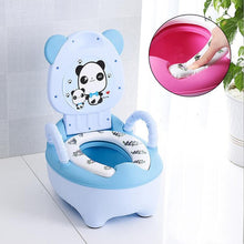 Load image into Gallery viewer, Baby Pot Children Training Potty Toilet Seat Kids Cartoon Panda Toilet Trainer Portable Travel Urinal Comfortable Backrest Pots
