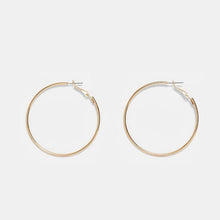 Load image into Gallery viewer, JUST FEEL New Tiny Hoop Earrings For Women Girl Gold Cartilage Hoop Earrings Jewelry Heart Cross Star Triangle Charm Earrings