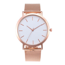 Load image into Gallery viewer, Mode femmes montres Simple romantique or Rose montre femmes montre-bracelet dames montre relogio feminino reloj mujer livraison directe
